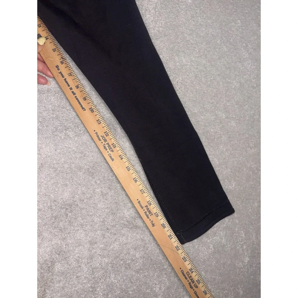 lululemon reversible cropped leggings 6 black/purple